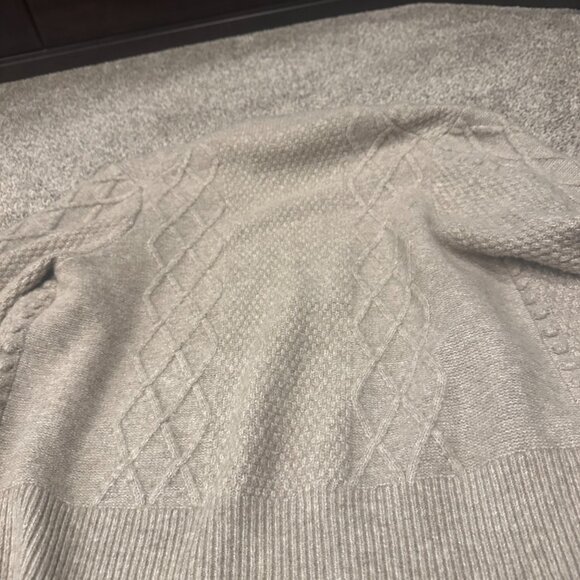 Draper James Beige Eyelet Cardigan - Picture 7 of 11
